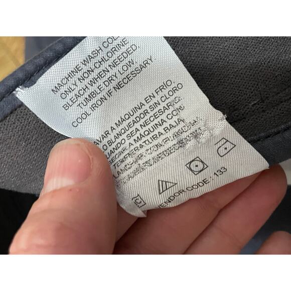 Weatherproof Vintage Men's 38 x 30 Gray Flat front Comfort Waist Straight Pants - Picture 3 of 4